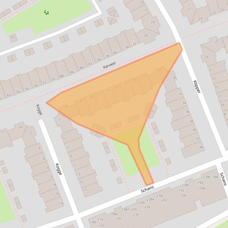 Kaart van postcodegebied 1423BR.