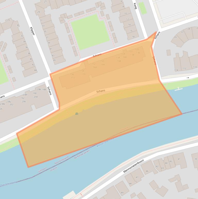 Kaart van postcodegebied 1423CB.