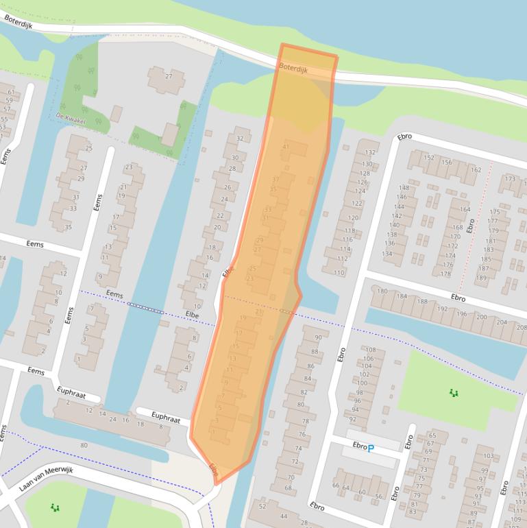 Kaart van postcodegebied 1423CV.