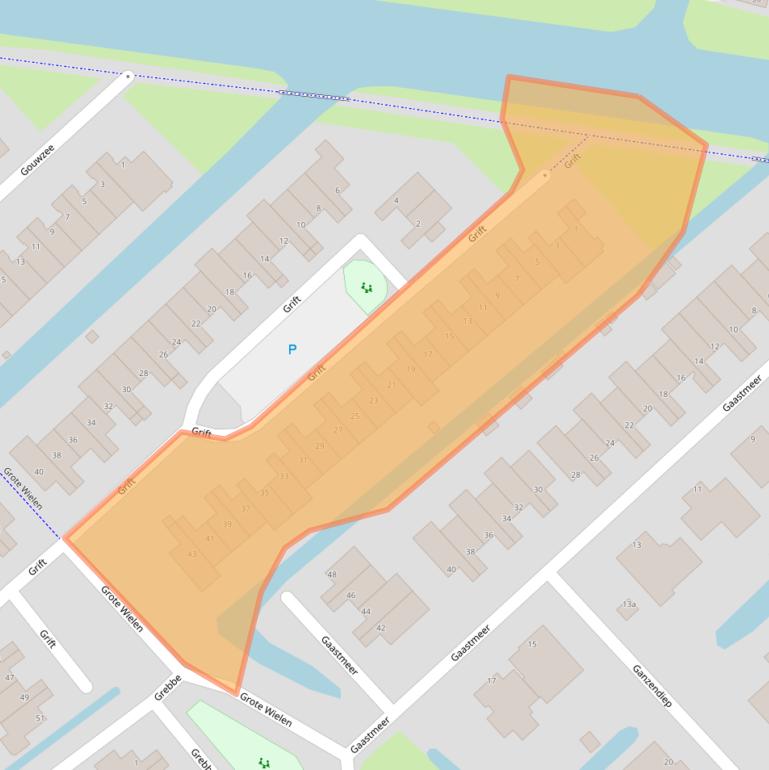 Kaart van postcodegebied 1423DH.