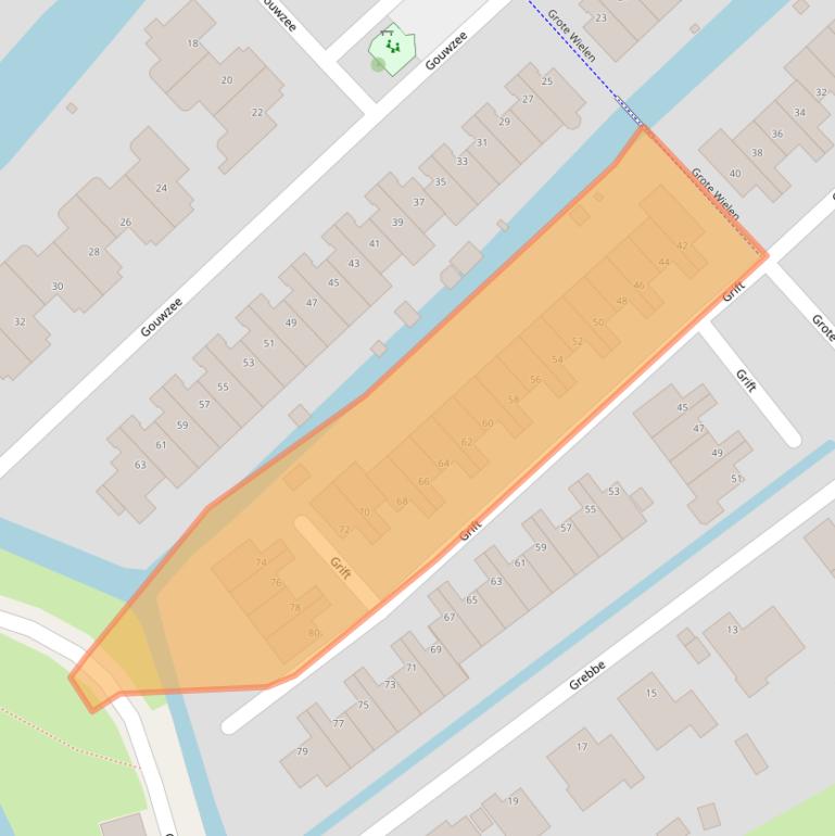 Kaart van postcodegebied 1423DL.