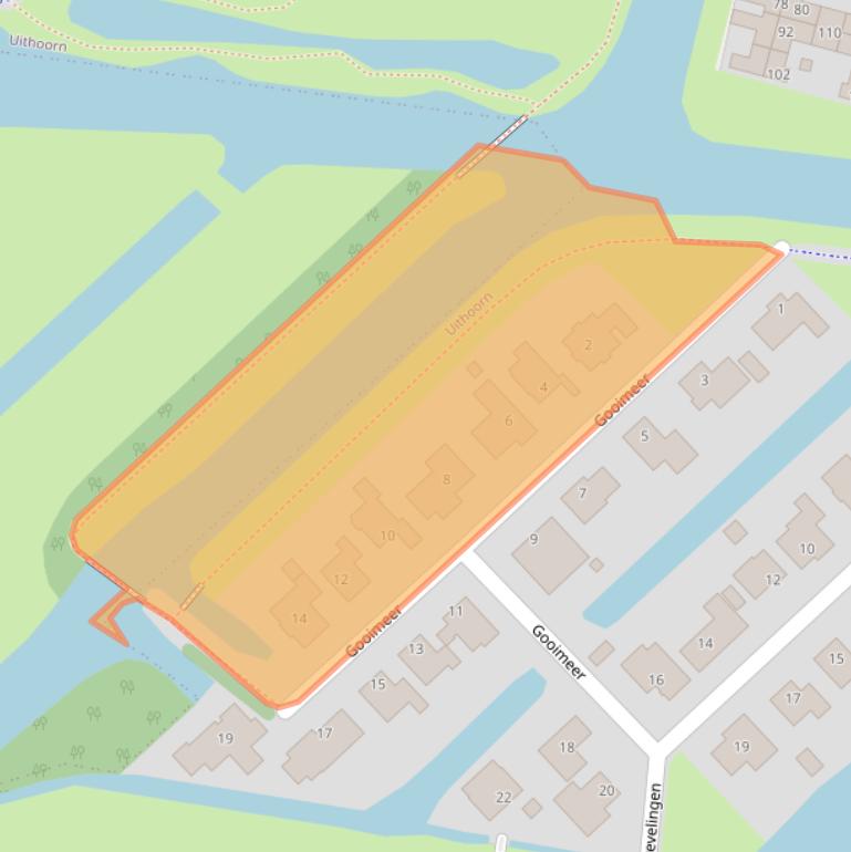 Kaart van postcodegebied 1423DR.