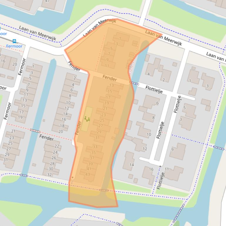 Kaart van postcodegebied 1423EA.