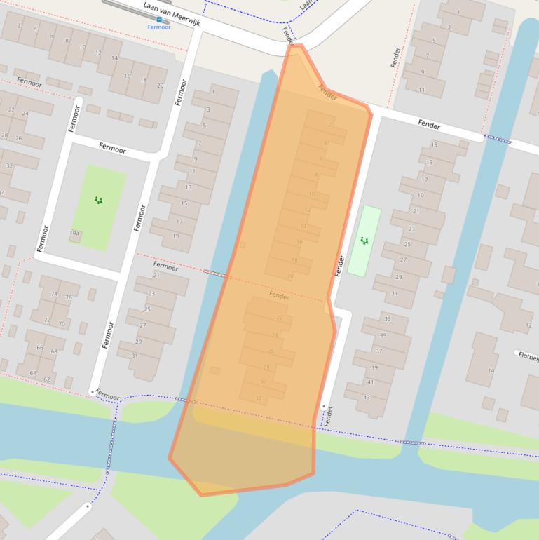 Kaart van postcodegebied 1423EB.