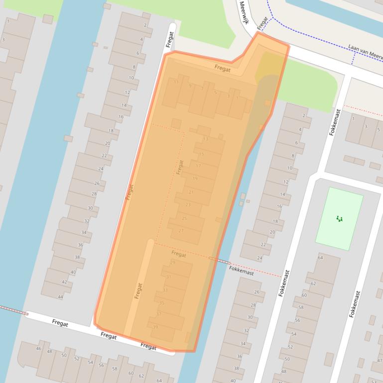 Kaart van postcodegebied 1423EH.