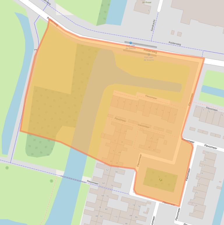 Kaart van postcodegebied 1423EN.