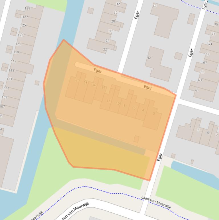 Kaart van postcodegebied 1423GC.