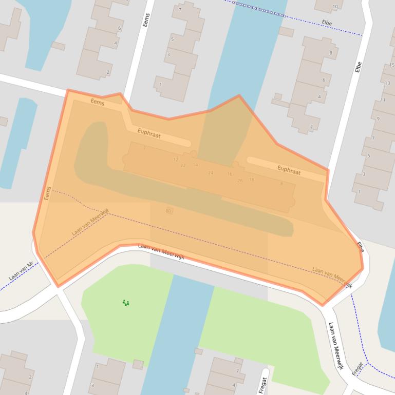 Kaart van postcodegebied 1423GJ.