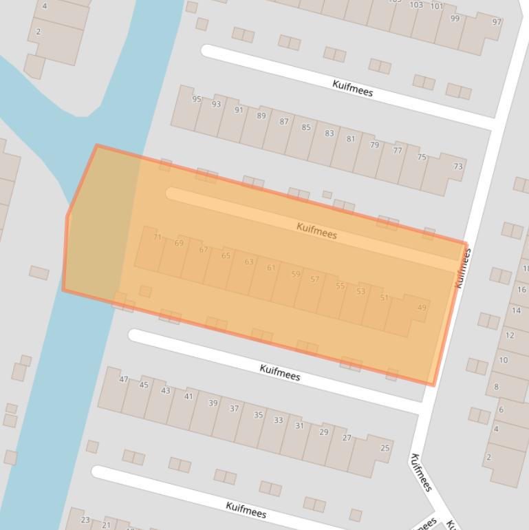 Kaart van postcodegebied 1423NN.