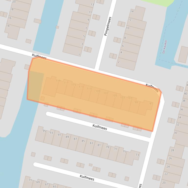 Kaart van postcodegebied 1423NR.