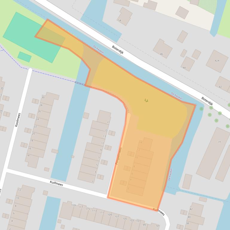 Kaart van postcodegebied 1423PA.