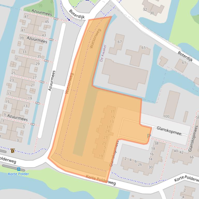 Kaart van postcodegebied 1423PE.