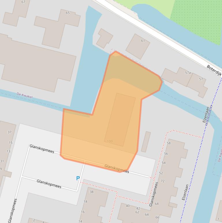 Kaart van postcodegebied 1423PL.