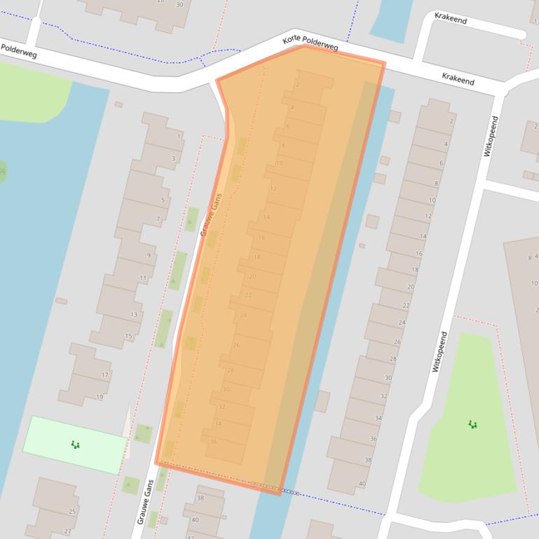 Kaart van postcodegebied 1423PR.