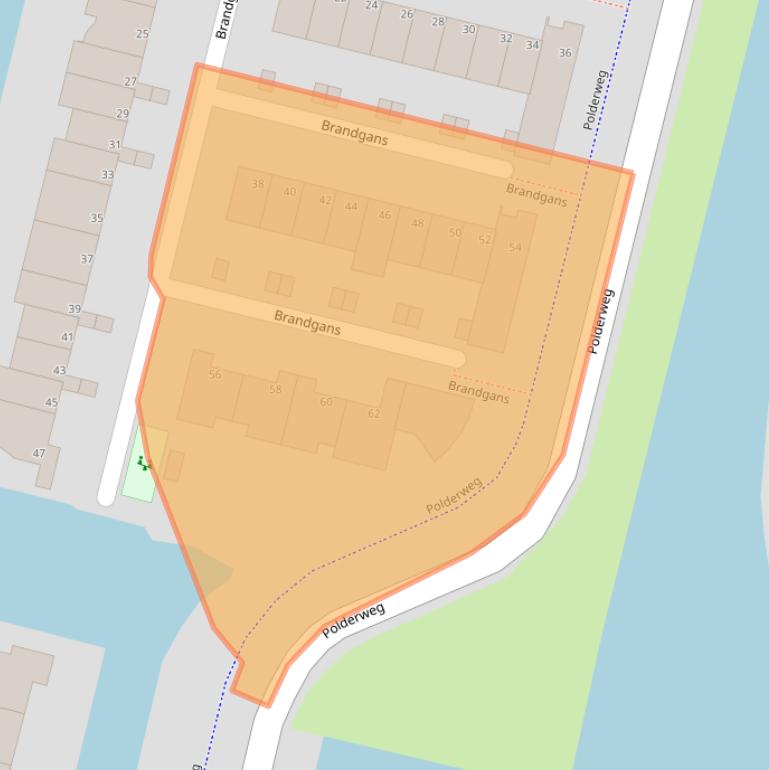 Kaart van postcodegebied 1423RG.