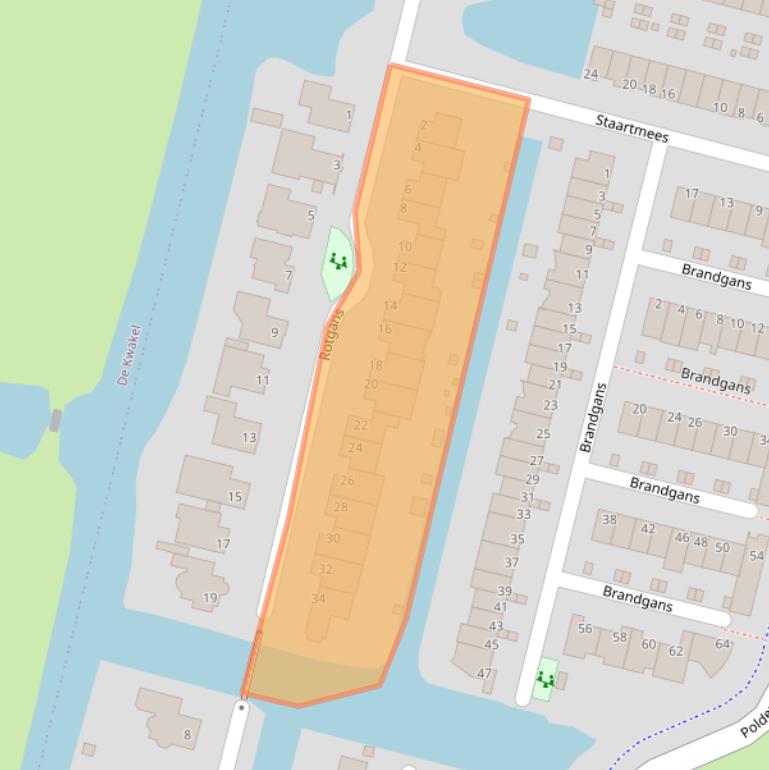 Kaart van postcodegebied 1423RL.