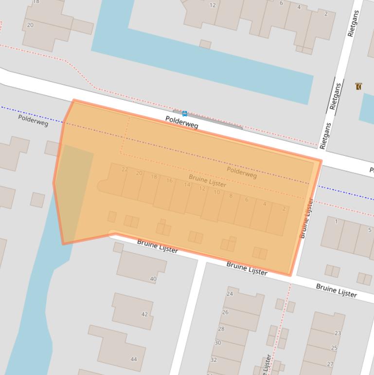 Kaart van postcodegebied 1423RW.