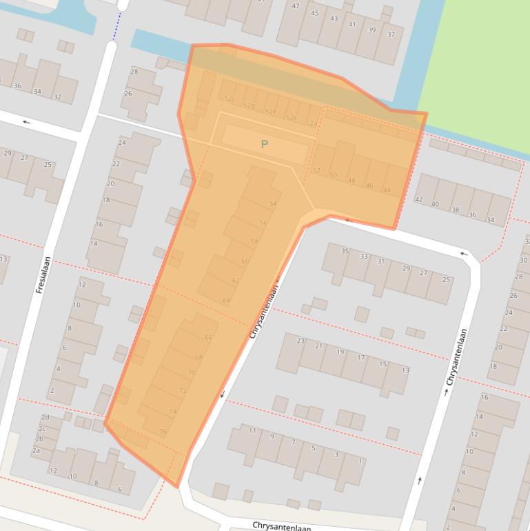 Kaart van postcodegebied 1424AL.