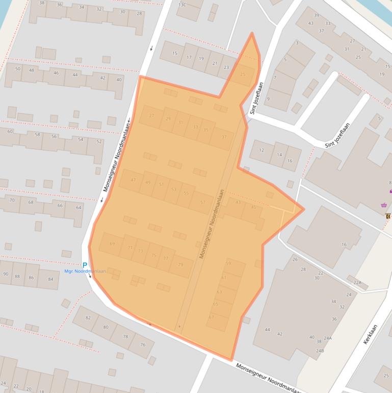 Kaart van postcodegebied 1424BE.