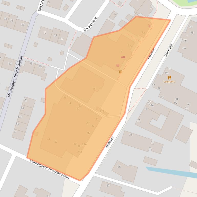 Kaart van postcodegebied 1424BK.