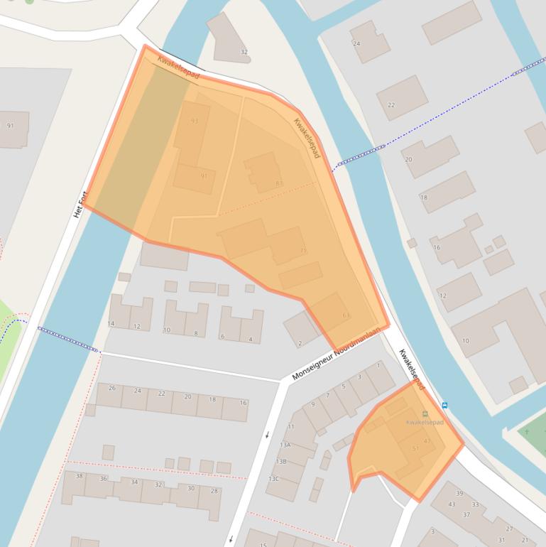 Kaart van postcodegebied 1424BX.