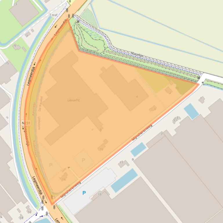 Kaart van postcodegebied 1424CB.