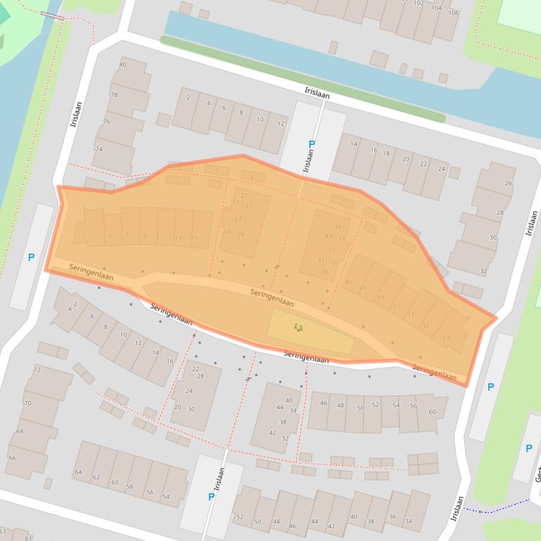 Kaart van postcodegebied 1424CK.
