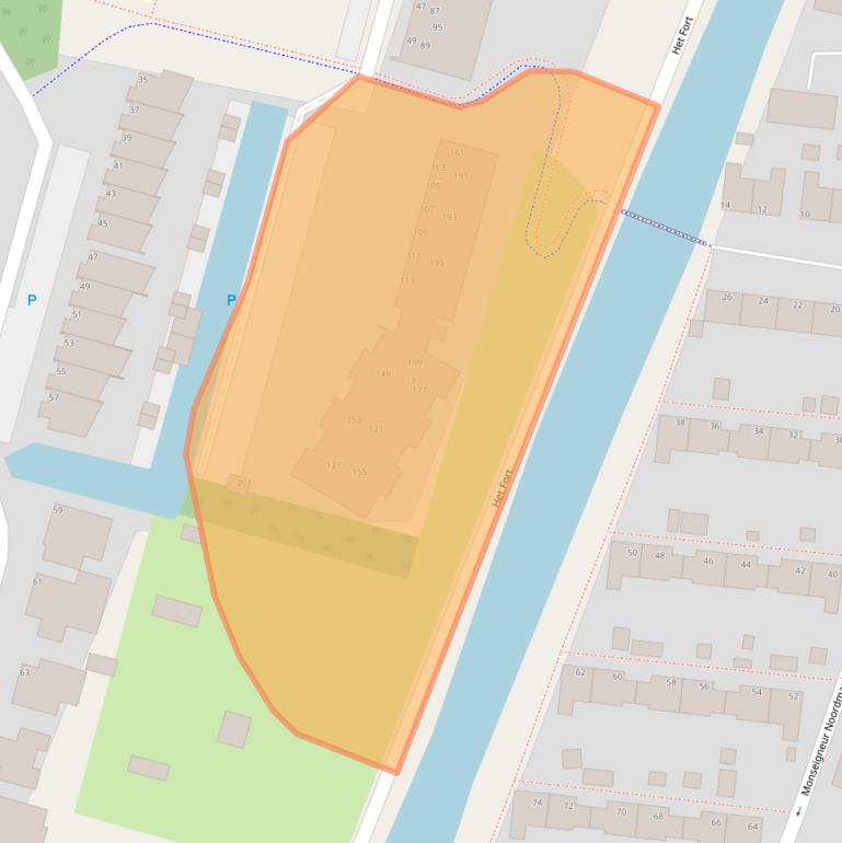 Kaart van postcodegebied 1424DB.