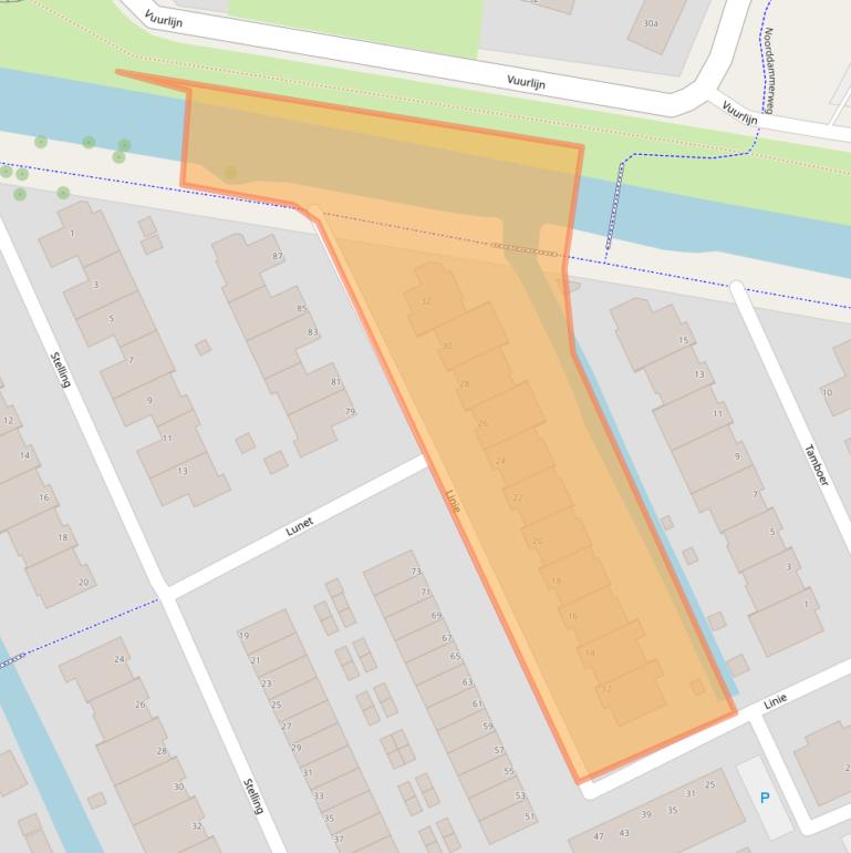 Kaart van postcodegebied 1424EB.