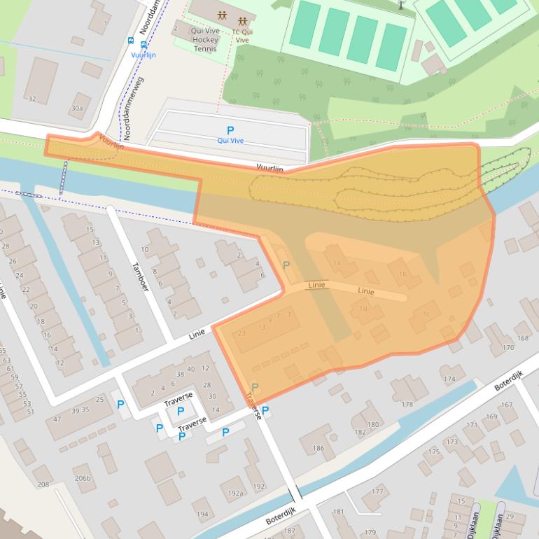 Kaart van postcodegebied 1424EC.