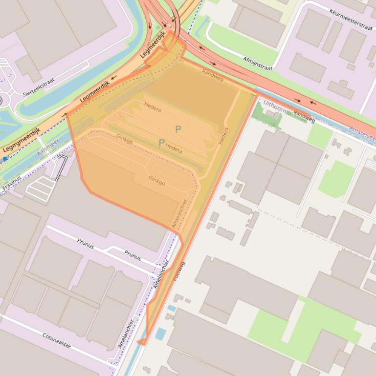 Kaart van postcodegebied 1424LE.