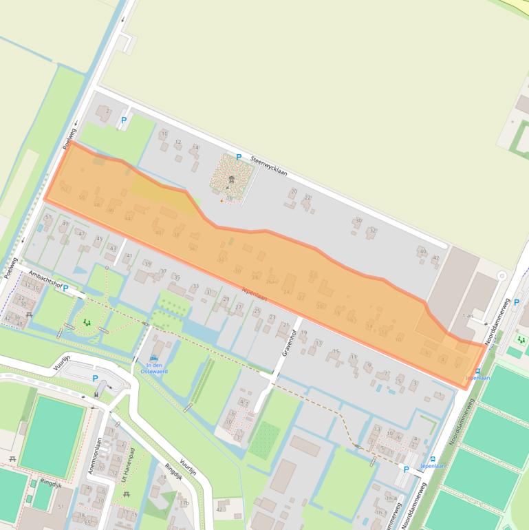 Kaart van postcodegebied 1424PA.