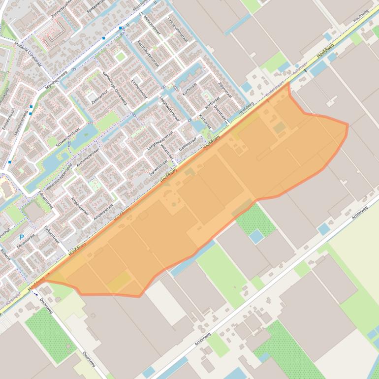 Kaart van postcodegebied 1424PD.