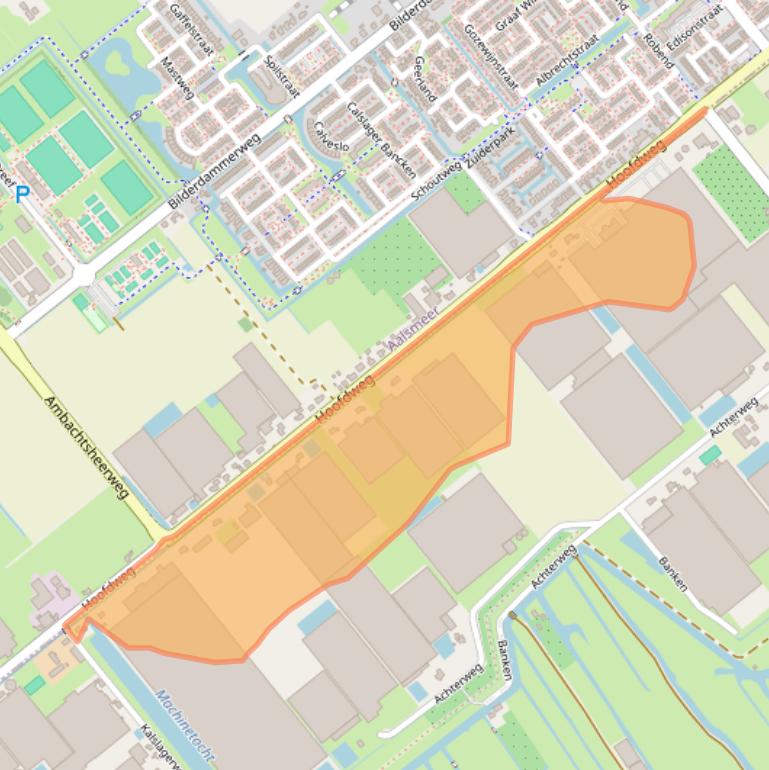 Kaart van postcodegebied 1424PE.