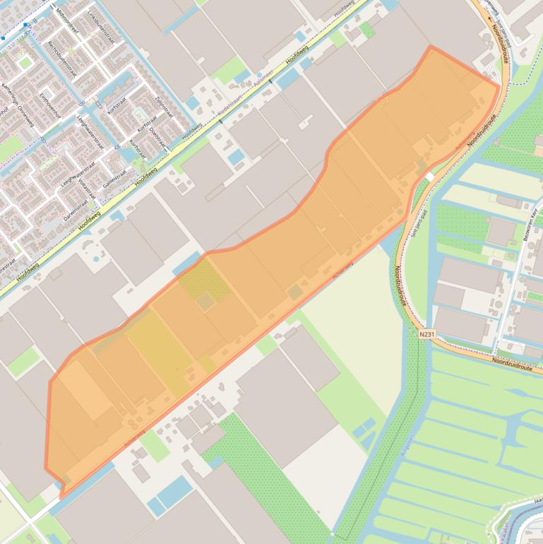 Kaart van postcodegebied 1424PR.