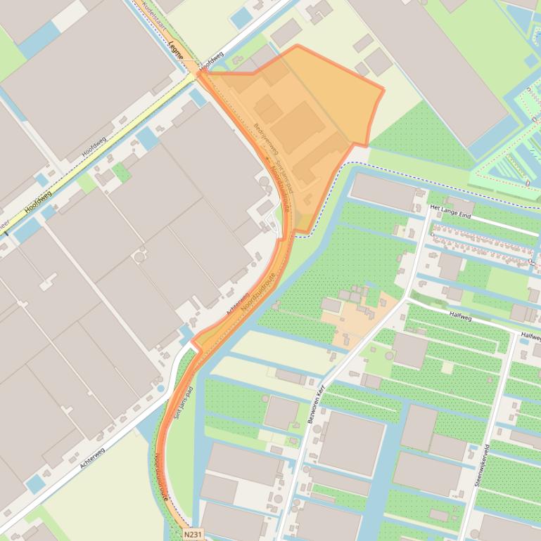 Kaart van postcodegebied 1424PX.