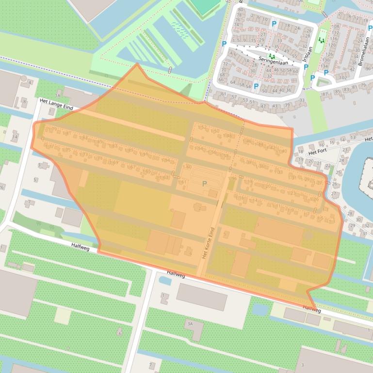 Kaart van postcodegebied 1424RK.