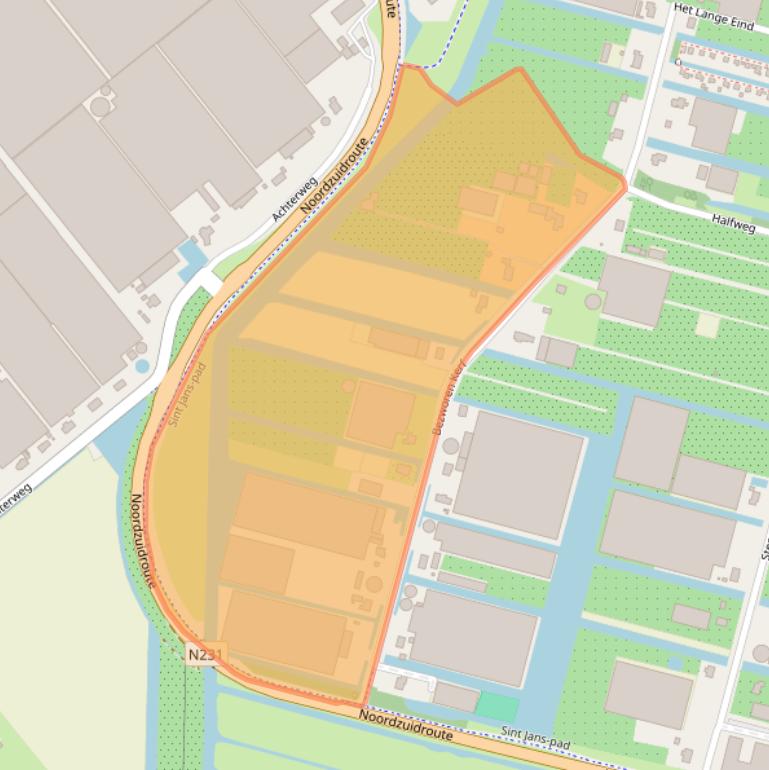 Kaart van postcodegebied 1424RN.