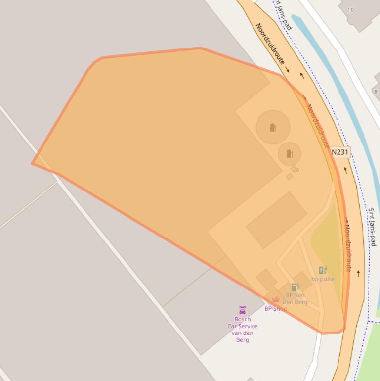 Kaart van postcodegebied 1424RT.