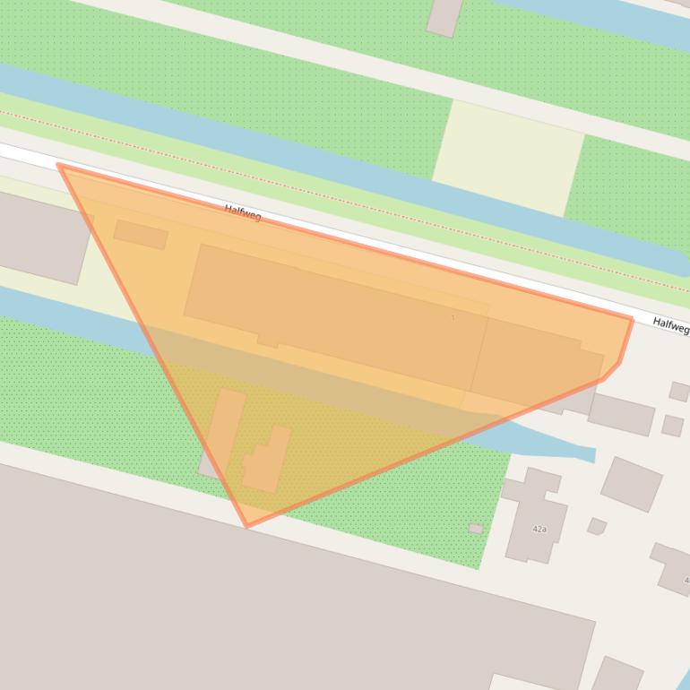 Kaart van postcodegebied 1424RZ.