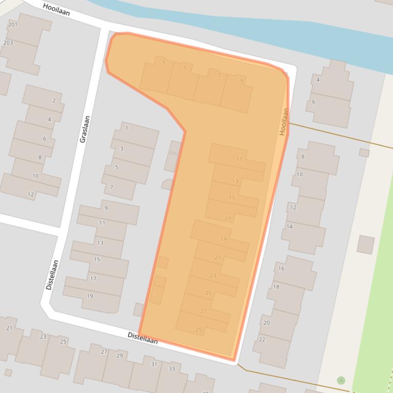 Kaart van postcodegebied 1424SG.