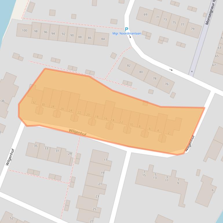 Kaart van postcodegebied 1424ST.