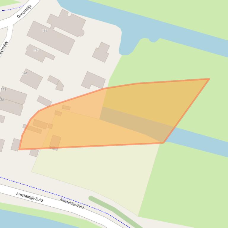 Kaart van postcodegebied 1424TA.