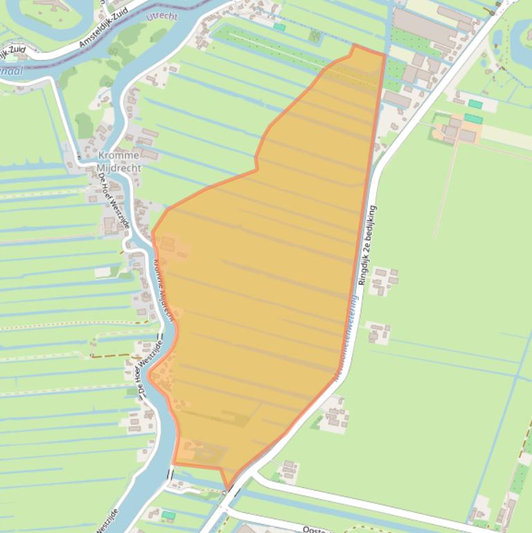 Kaart van postcodegebied 1426AC.