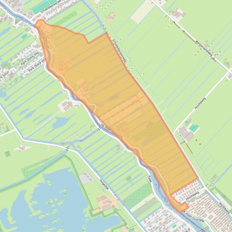 Kaart van postcodegebied 1426AJ.
