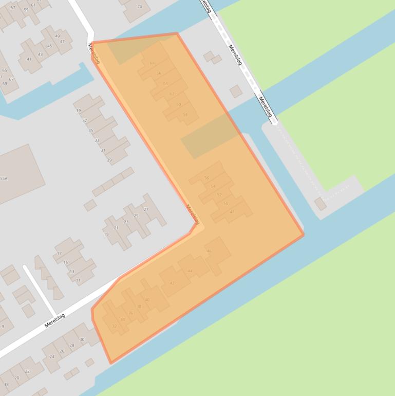 Kaart van postcodegebied 1426AP.