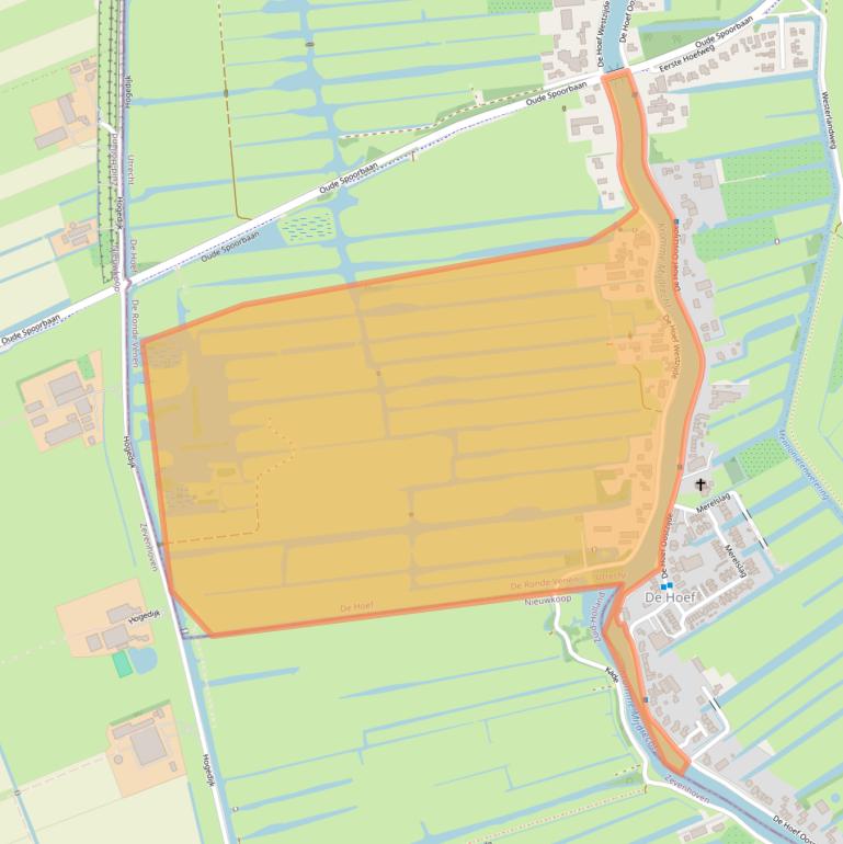 Kaart van postcodegebied 1426AT.