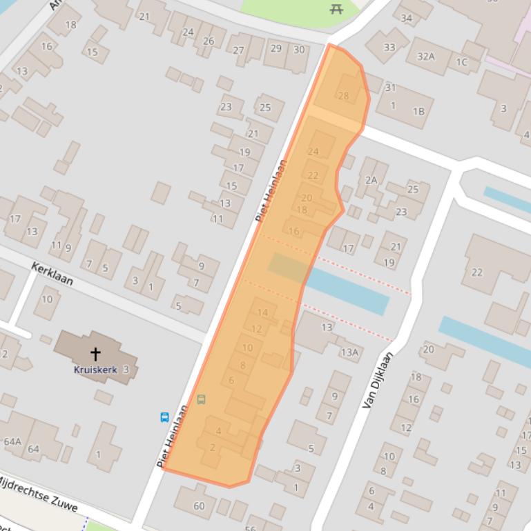 Kaart van postcodegebied 1427AC.