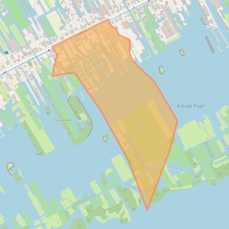 Kaart van postcodegebied 1431AD.