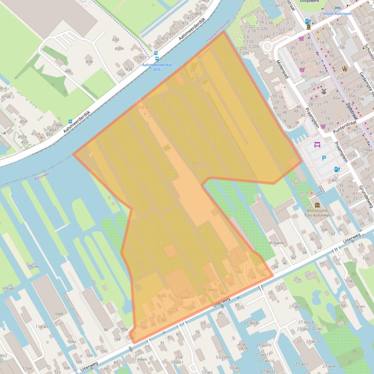 Kaart van postcodegebied 1431AP.